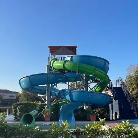 Spacious Family Fun Near Disney, Water Slide, Pool